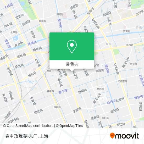 春申玫瑰苑-东门地图
