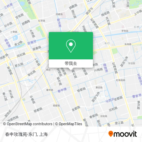 春申玫瑰苑-东门地图