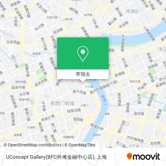 UConcept Gallery(BFC外滩金融中心店)地图