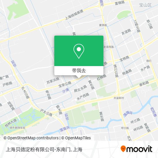 上海贝德淀粉有限公司-东南门地图