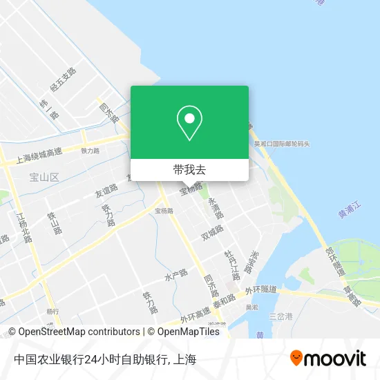 中国农业银行24小时自助银行地图