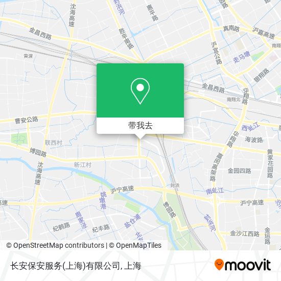 长安保安服务(上海)有限公司地图