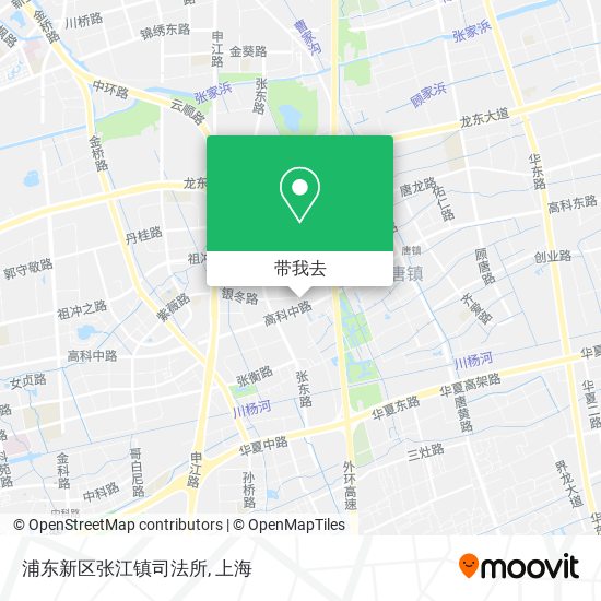 浦东新区张江镇司法所地图