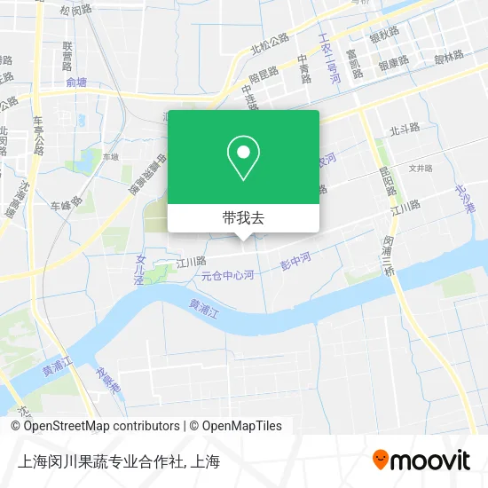 上海闵川果蔬专业合作社地图