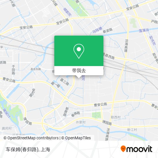 车保姆(春归路)地图