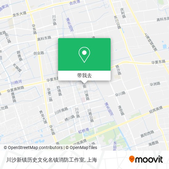 川沙新镇历史文化名镇消防工作室地图