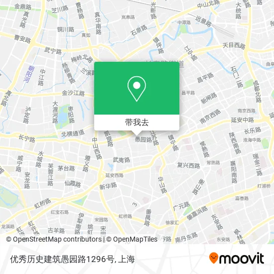 优秀历史建筑愚园路1296号地图