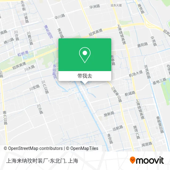 上海来纳玟时装厂-东北门地图