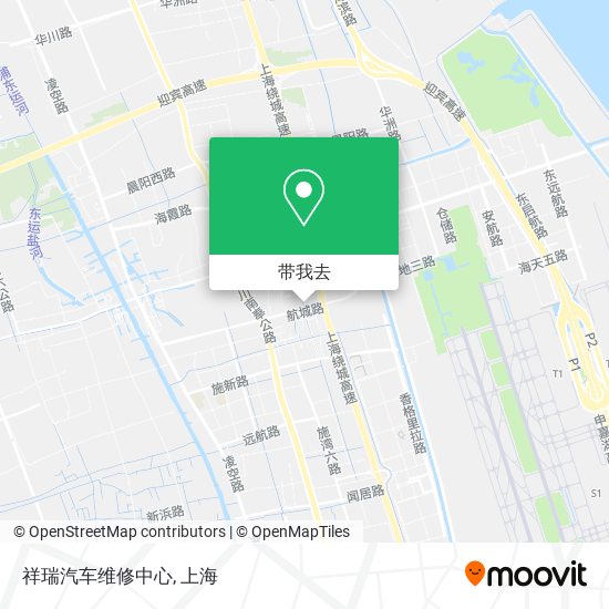 祥瑞汽车维修中心地图