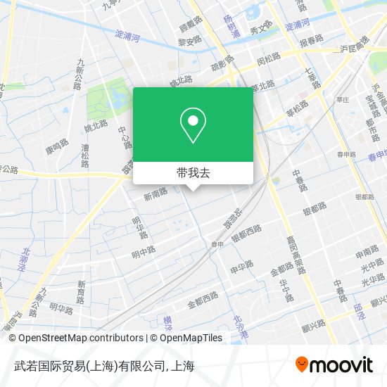 武若国际贸易(上海)有限公司地图