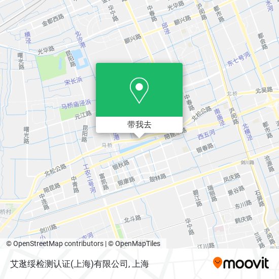 艾逖绥检测认证(上海)有限公司地图