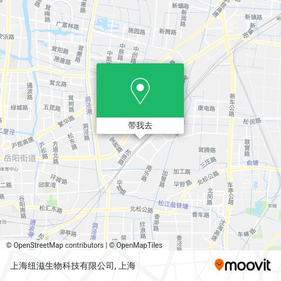 上海纽滋生物科技有限公司地图