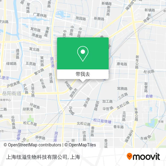 上海纽滋生物科技有限公司地图