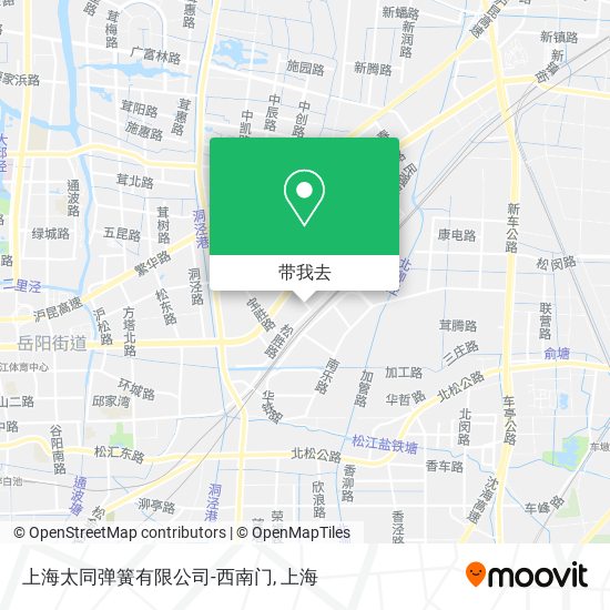 上海太同弹簧有限公司-西南门地图