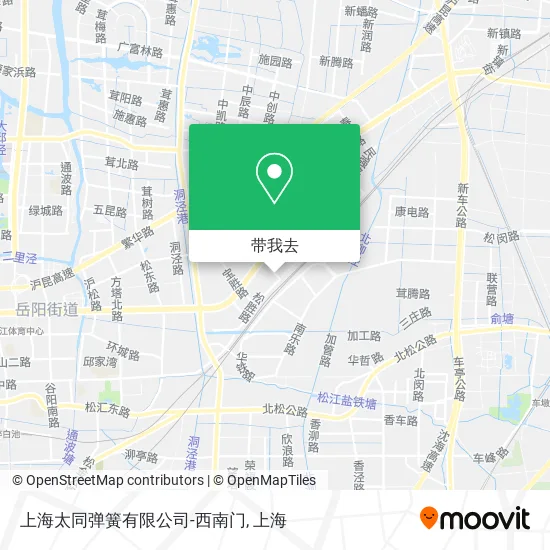 上海太同弹簧有限公司-西南门地图