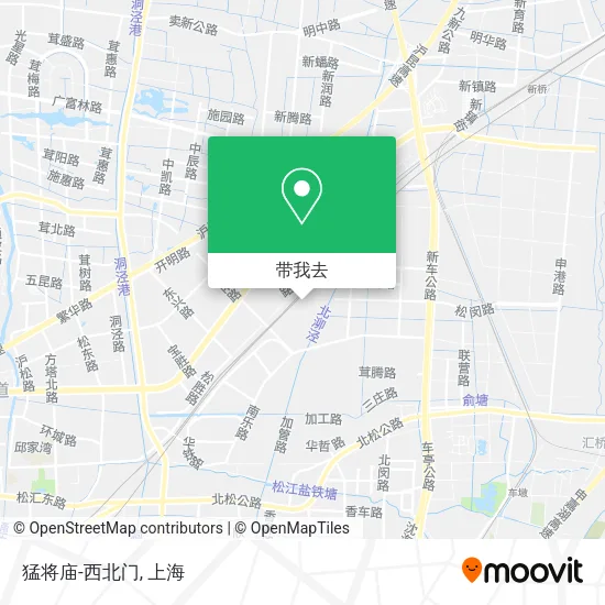 猛将庙-西北门地图