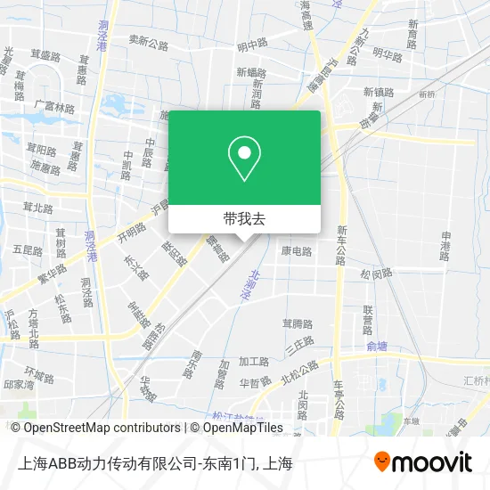 上海ABB动力传动有限公司-东南1门地图