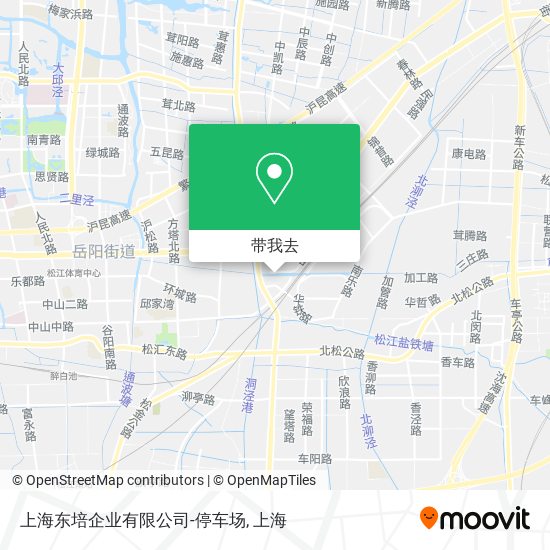 上海东培企业有限公司-停车场地图