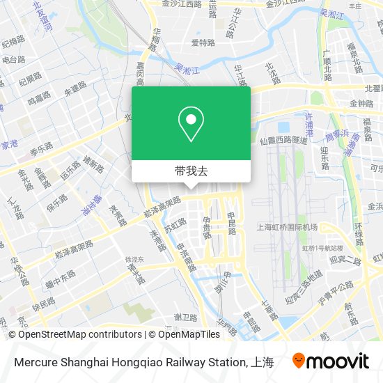 Mercure Shanghai Hongqiao Railway Station地图