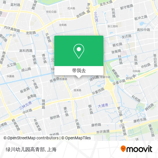 绿川幼儿园高青部地图