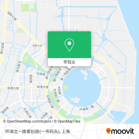 环湖北一路紫杉路(一号码头)地图