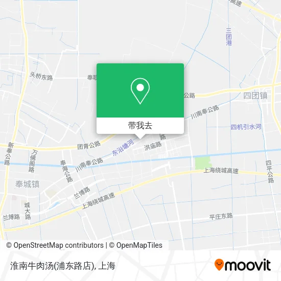 淮南牛肉汤(浦东路店)地图