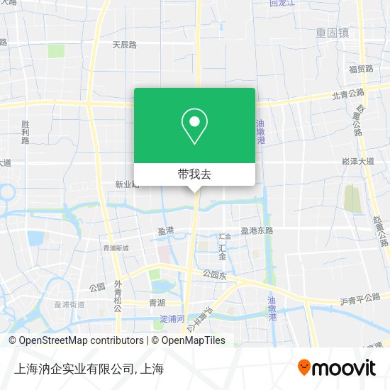 上海汭企实业有限公司地图