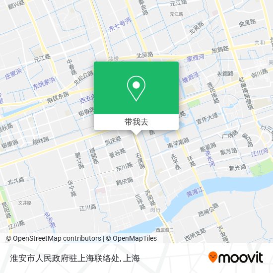 淮安市人民政府驻上海联络处地图
