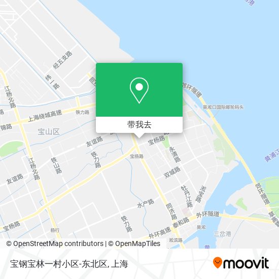 宝钢宝林一村小区-东北区地图