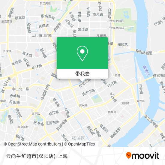 云尚生鲜超市(双阳店)地图