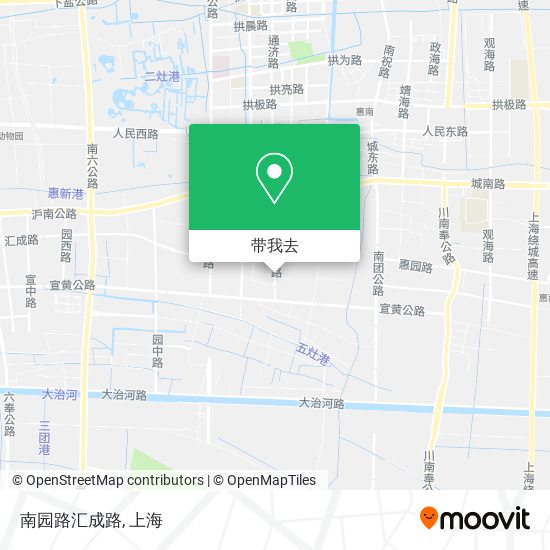 南园路汇成路地图