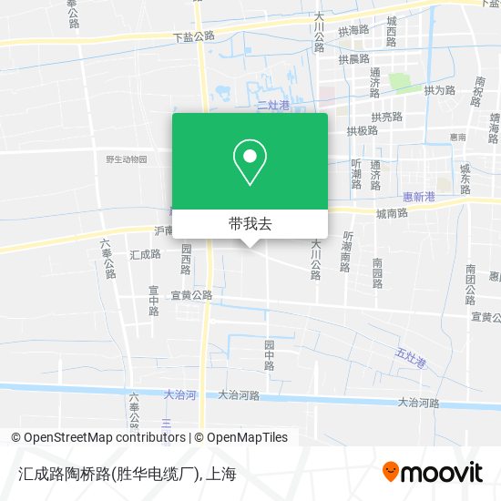 汇成路陶桥路(胜华电缆厂)地图