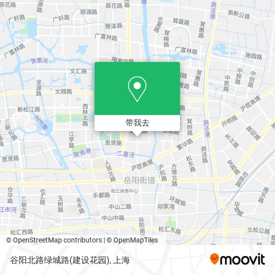 谷阳北路绿城路(建设花园)地图