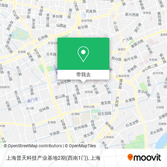 上海普天科技产业基地2期(西南1门)地图