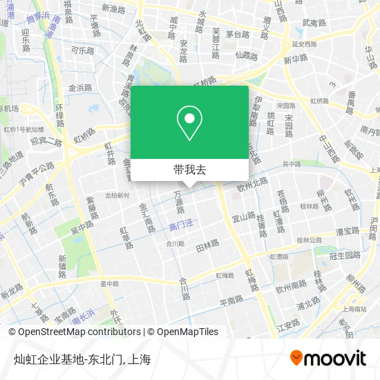 灿虹企业基地-东北门地图