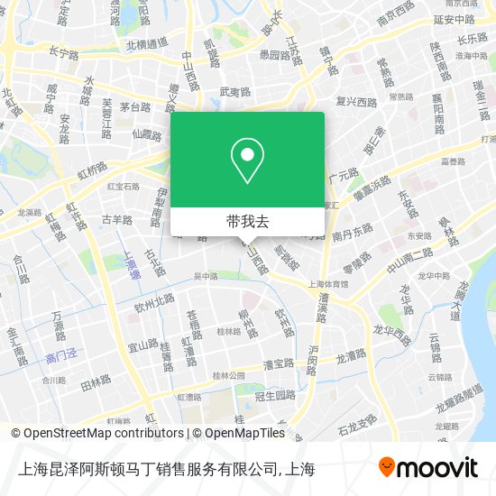 上海昆泽阿斯顿马丁销售服务有限公司地图