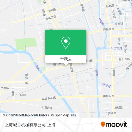 上海城百机械有限公司地图
