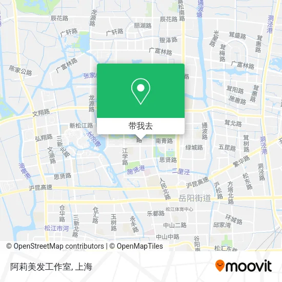 阿莉美发工作室地图