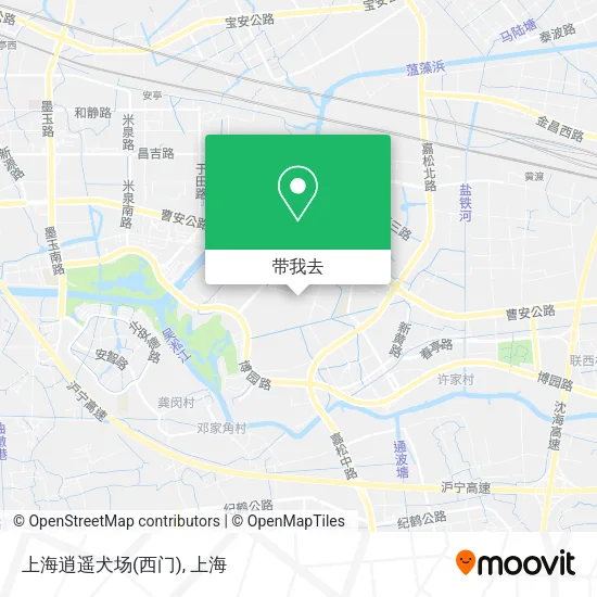 上海逍遥犬场(西门)地图
