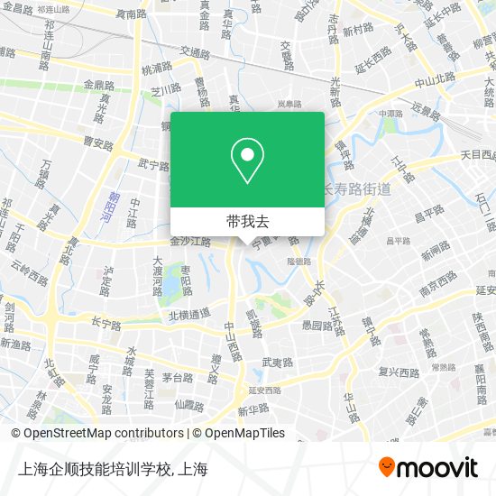 上海企顺技能培训学校地图