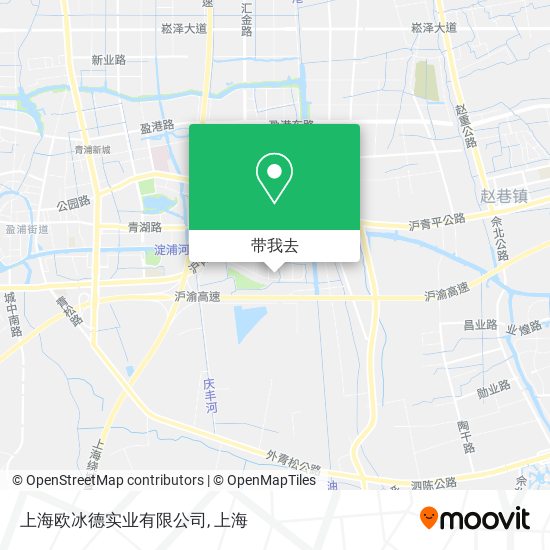 上海欧冰德实业有限公司地图