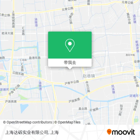 上海达砾实业有限公司地图