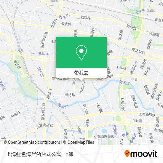 上海藍色海岸酒店式公寓地图