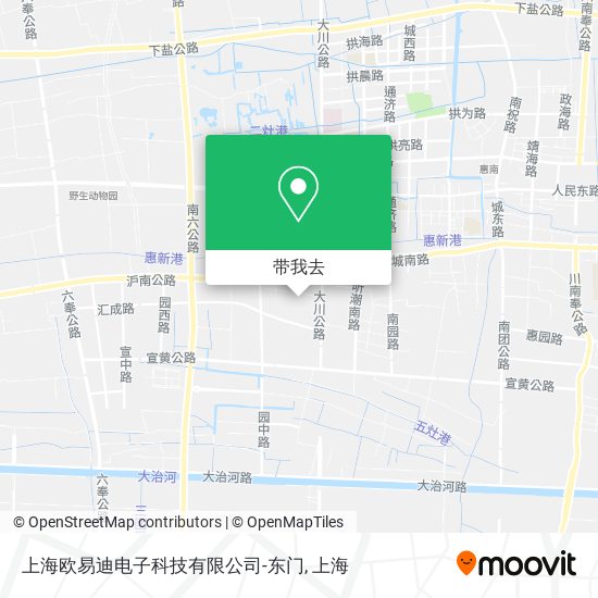 上海欧易迪电子科技有限公司-东门地图