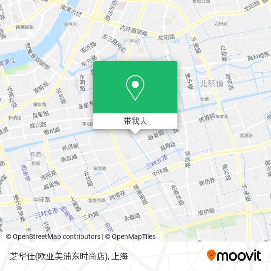 芝华仕(欧亚美浦东时尚店)地图