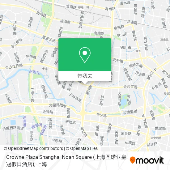 Crowne Plaza Shanghai Noah Square (上海圣诺亚皇冠假日酒店)地图