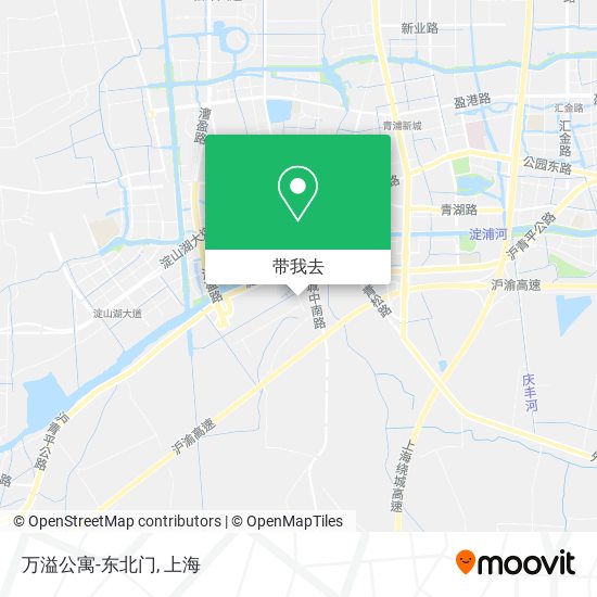 万溢公寓-东北门地图