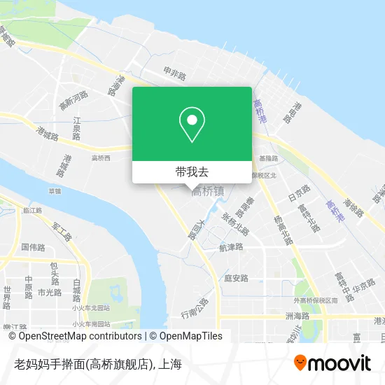 老妈妈手擀面(高桥旗舰店)地图