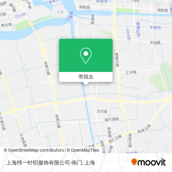 上海纬一针织服饰有限公司-南门地图