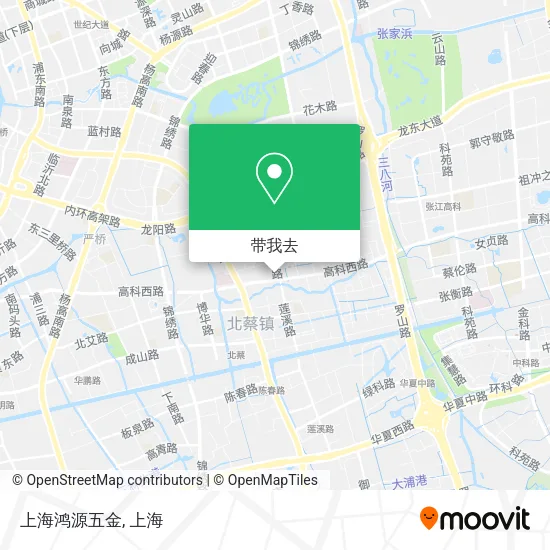 上海鸿源五金地图